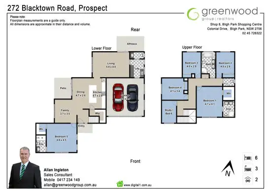 Floorplan of Homely house listing, 272 Blacktown Road, Prospect NSW 2148
