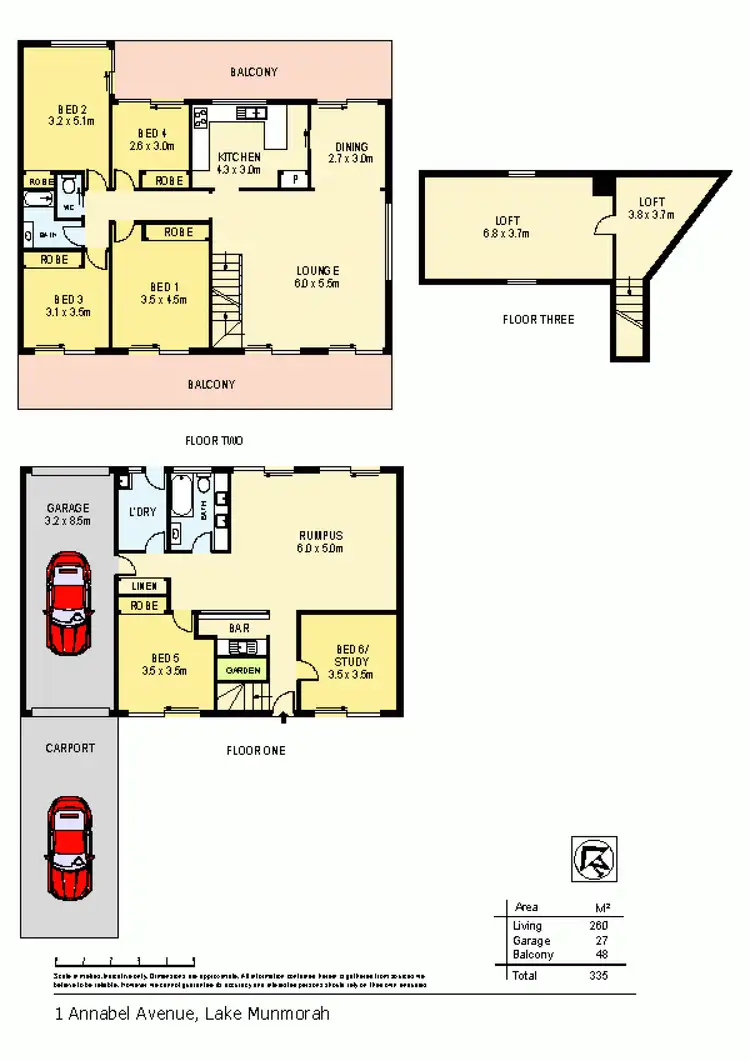 Floorplan of Homely house listing, 1a Annabel Avenue, Lake Munmorah NSW 2259