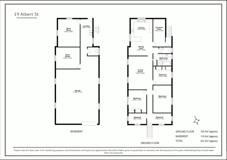 Floorplan of Homely house listing, 19 Albert Street, Woolloongabba QLD 4102