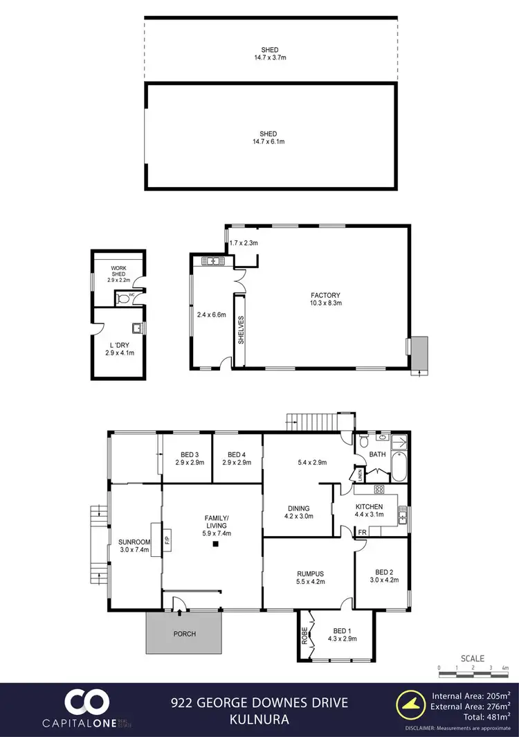 Floorplan of Homely rural property listing, 922 George Downes Drive, Kulnura NSW 2250