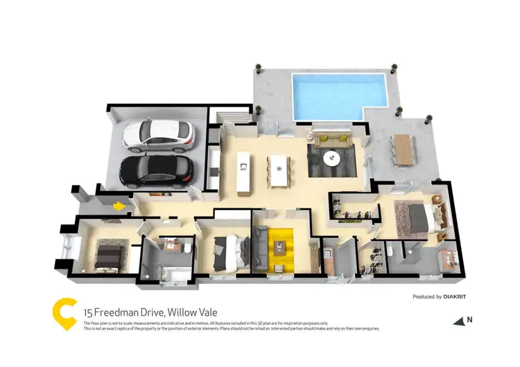 Floorplan of Homely house listing, 15 Freedman Drive, Willow Vale QLD 4209