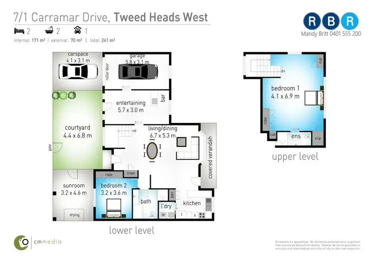Floorplan of Homely villa listing, 7/1 Carramar Drive, Tweed Heads West NSW 2485