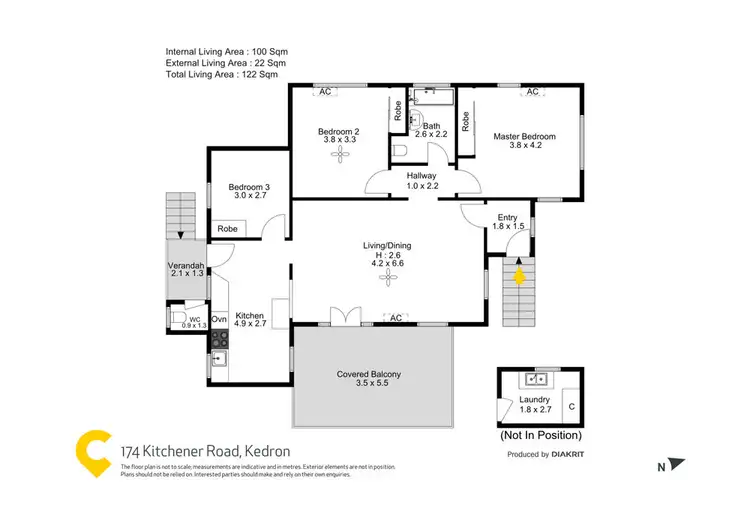 Floorplan of Homely house listing, 174 Kitchener Road, Kedron QLD 4031