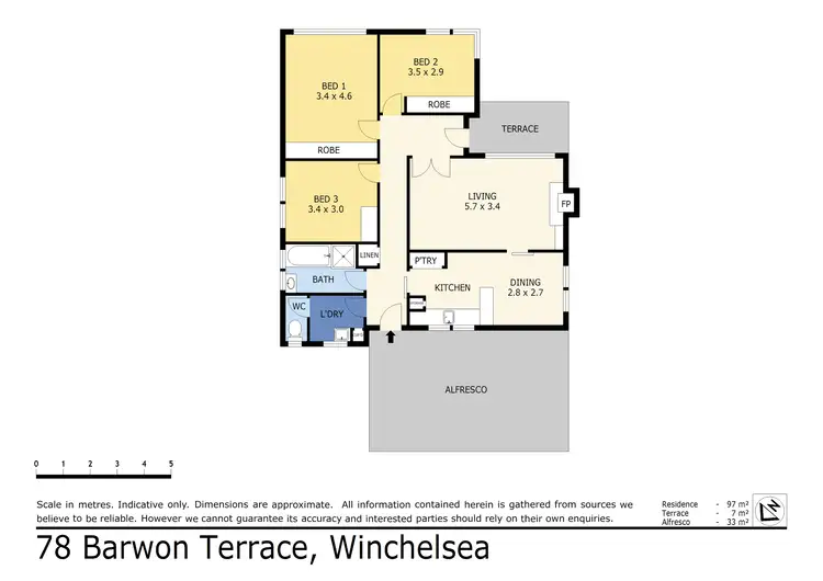 Floorplan of Homely rural property listing, 78 Barwon Tce, Winchelsea VIC 3241