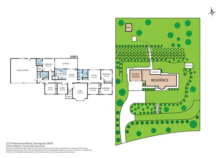 Floorplan of Homely house listing, 22 Featherwood Road, Springvale NSW 2650