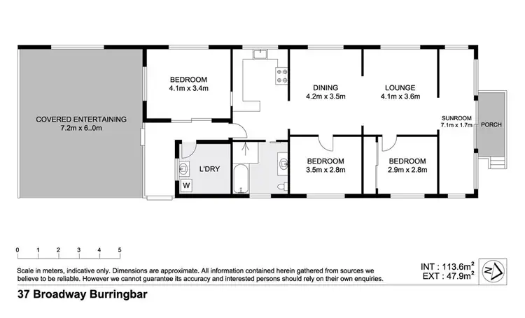Floorplan of Homely house listing, 37 Broadway, Burringbar NSW 2483