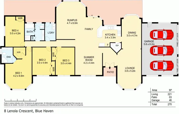 Floorplan of Homely house listing, 8 Lenola Crescent, Blue Haven NSW 2262