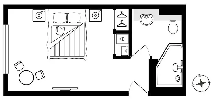 Floorplan of Homely apartment listing, 304/133 Jolimont Road, East Melbourne VIC 3002