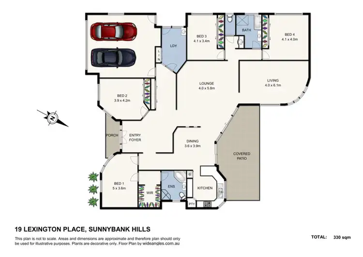 Floorplan of Homely house listing, 19 Lexington Place, Sunnybank Hills QLD 4109
