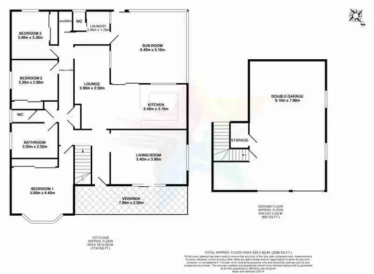 Floorplan of Homely house listing, 7 Bacon Close, Toormina NSW 2452