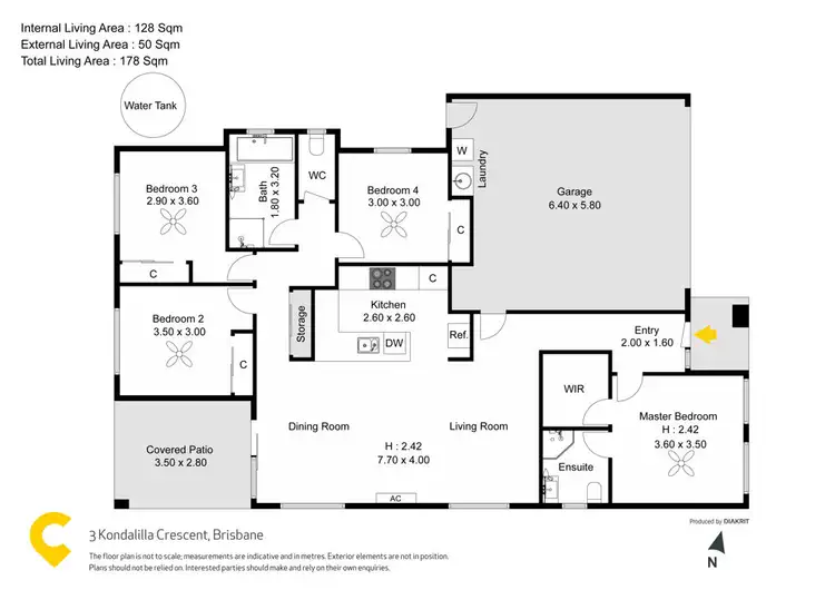 Floorplan of Homely house listing, 3 Kondalilla Crescent, Springfield Lakes QLD 4300