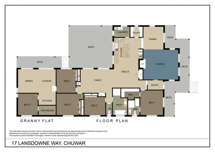 Floorplan of Homely house listing, 17 LANSDOWNE WAY, Chuwar QLD 4306