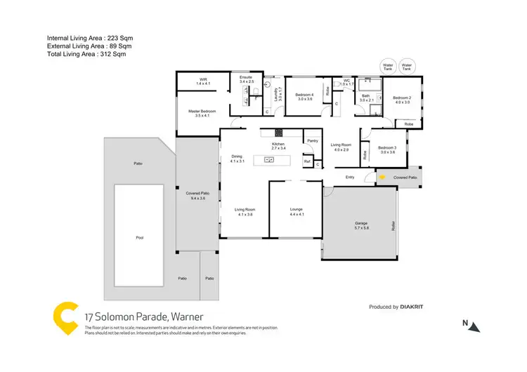 Floorplan of Homely house listing, 17 Solomon Parade, Warner QLD 4500