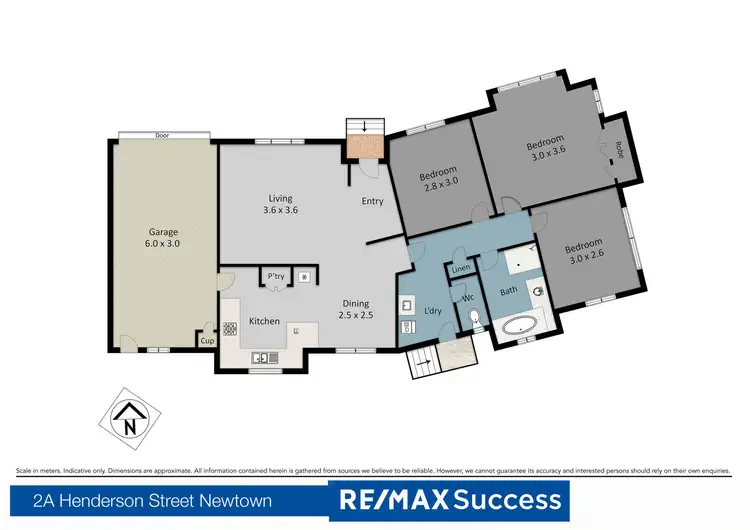 Floorplan of Homely house listing, 2A Henderson Street, Newtown QLD 4350