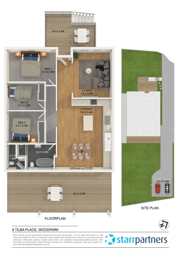 Floorplan of Homely house listing, 5 Tilba Place, Merrylands NSW 2160