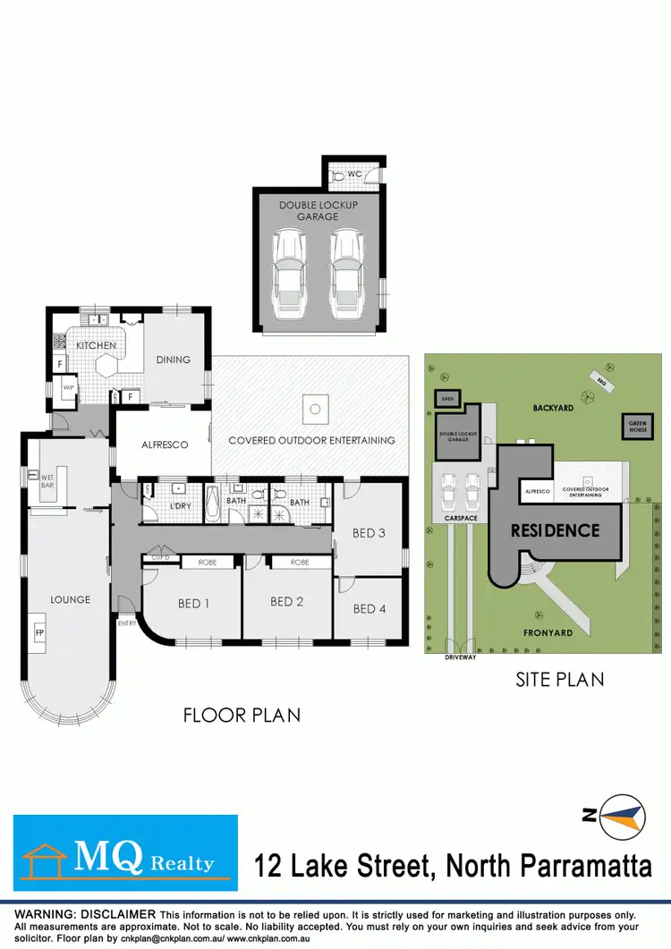 Floorplan of Homely house listing, 12 Lake Street, North Parramatta NSW 2151