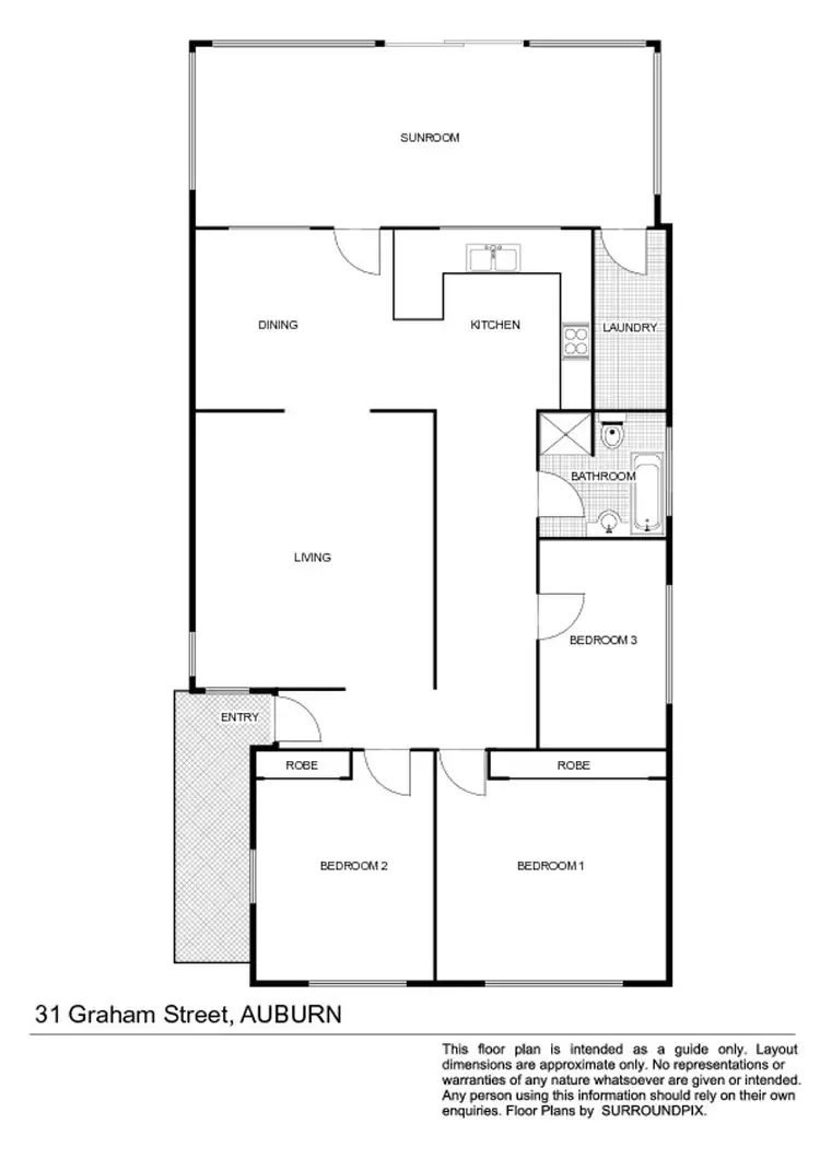 Floorplan of Homely house listing, 31 Graham Street, Auburn NSW 2144