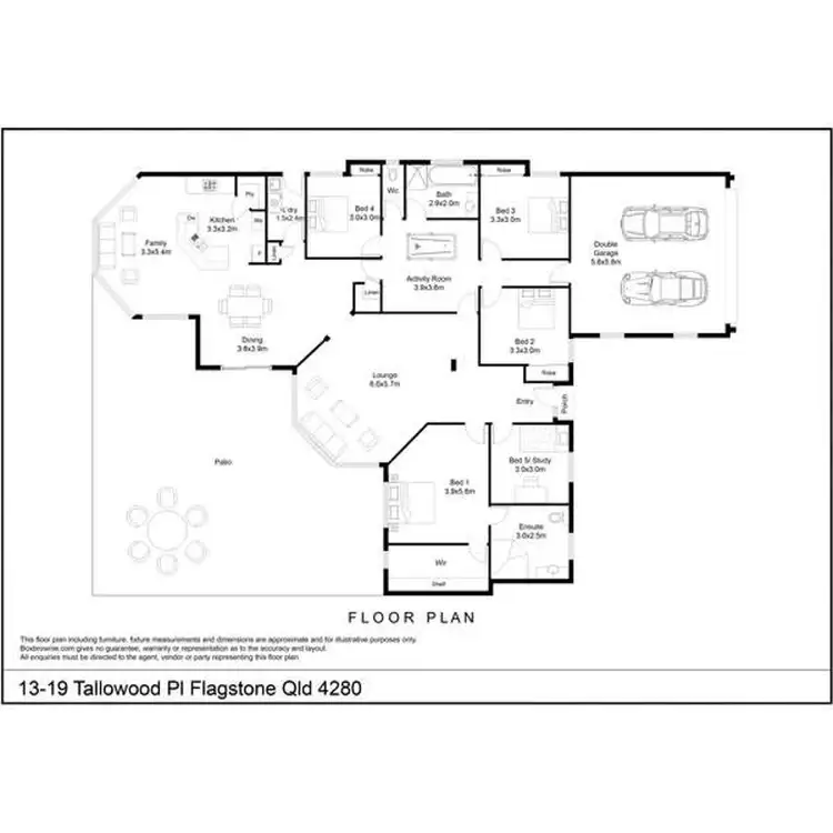 Floorplan of Homely house listing, 13-19 Tallowood Pl, Jimboomba QLD 4280