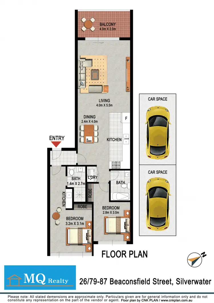 Floorplan of Homely apartment listing, 26/79-87 Beaconsfield Street, Silverwater NSW 2128