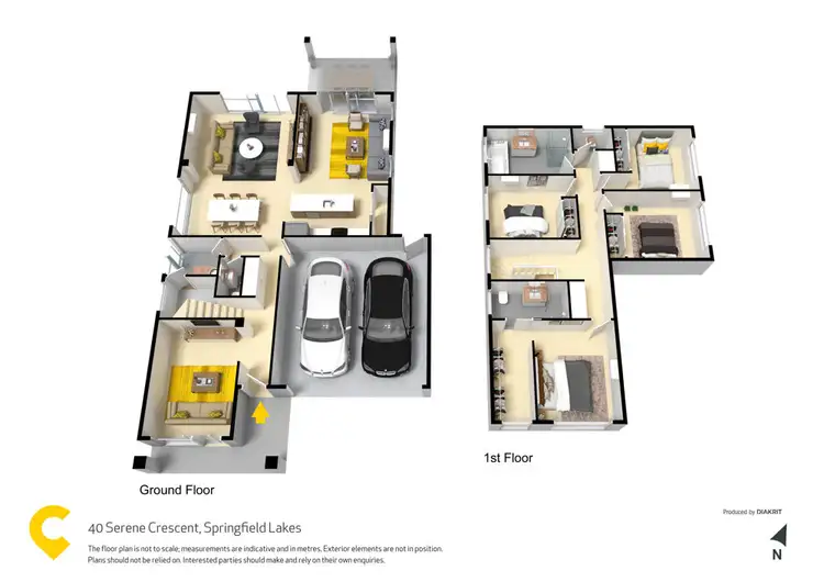 Floorplan of Homely house listing, 40 Serene Crescent, Springfield Lakes QLD 4300