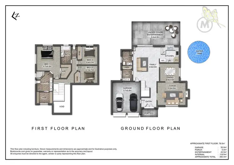 Floorplan of Homely house listing, 5 Costner Pl, Mcdowall QLD 4053