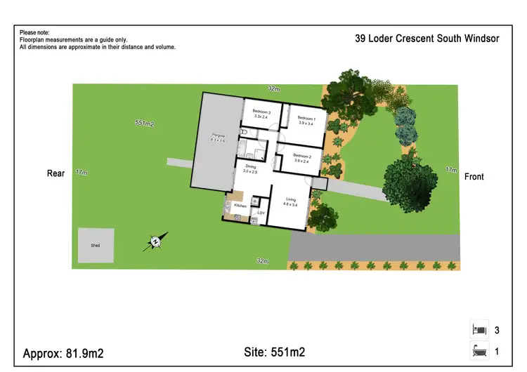 Floorplan of Homely house listing, 39 Loder Cres, South Windsor NSW 2756