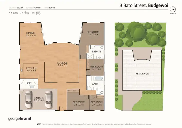 Floorplan of Homely house listing, 3 Bato Street, Budgewoi NSW 2262
