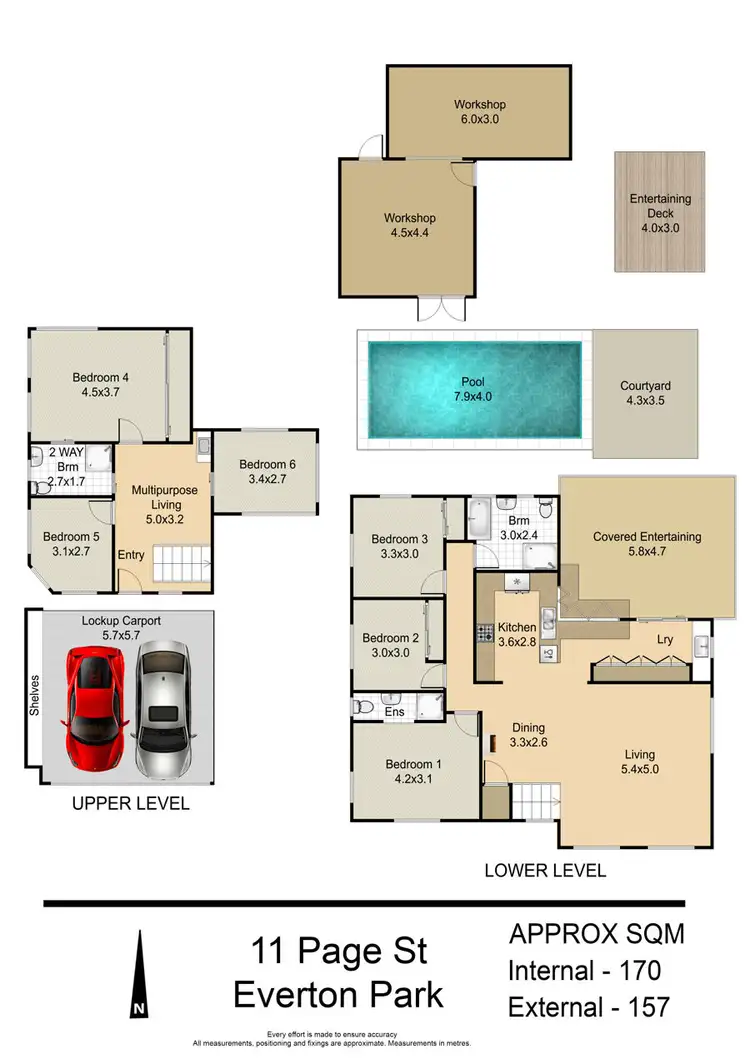 Floorplan of Homely house listing, 11 Page Street, Everton Park QLD 4053