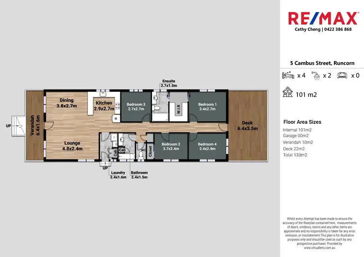 Floorplan of Homely house listing, 5 Cambus Street, Runcorn QLD 4113