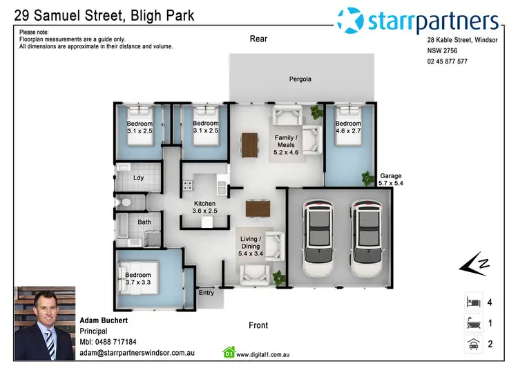 Floorplan of Homely house listing, 29 Samuel Street, Bligh Park NSW 2756