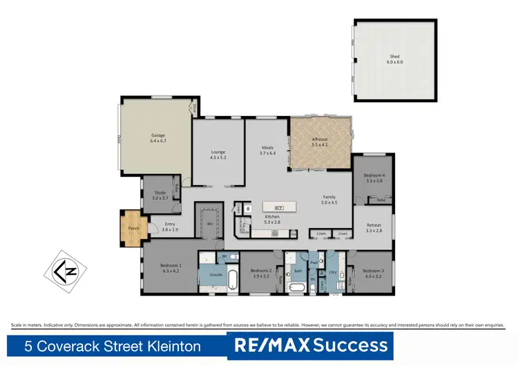 Floorplan of Homely house listing, 5 Coverack Street, Kleinton QLD 4352