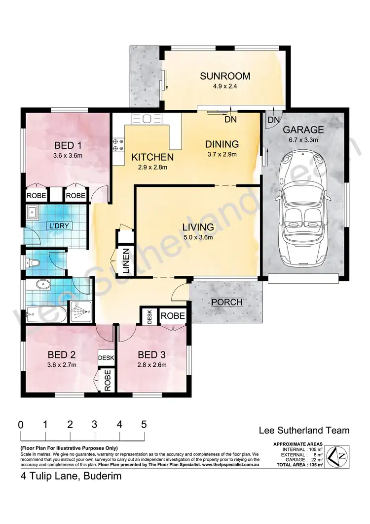 Floorplan of Homely house listing, 4 Tulip La, Buderim QLD 4556