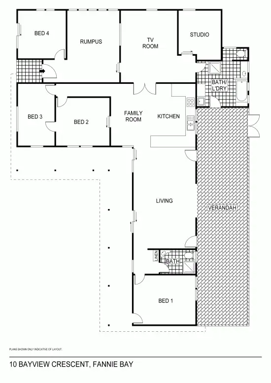 Floorplan of Homely house listing, 10 Bayview Street, Fannie Bay NT 820