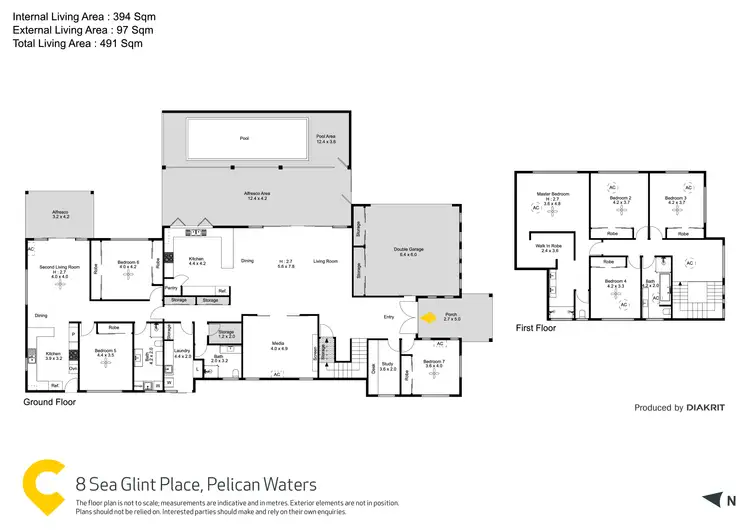 Floorplan of Homely house listing, 8 Sea Glint Place, Pelican Waters QLD 4551