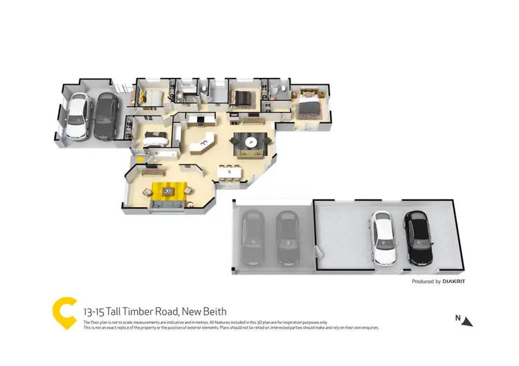 Floorplan of Homely house listing, 13-15 Tall Timber Road, New Beith QLD 4124