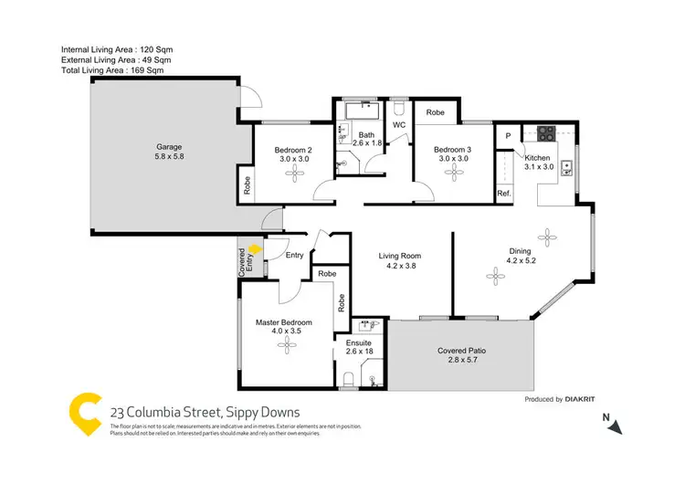 Floorplan of Homely house listing, 23 Columbia Street, Sippy Downs QLD 4556