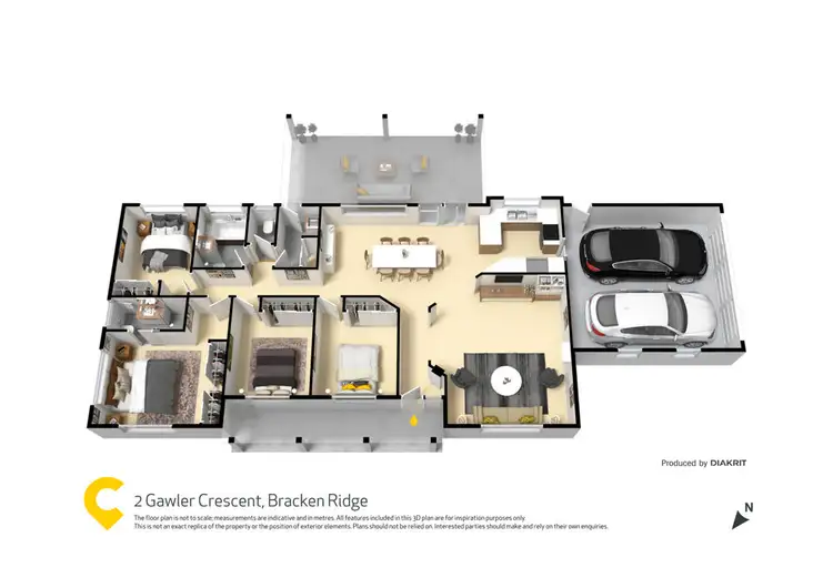 Floorplan of Homely house listing, 2 Gawler Crescent, Bracken Ridge QLD 4017