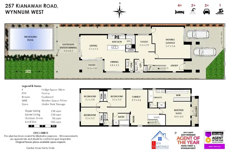 Floorplan of Homely house listing, 257 Kianawah Road, Wynnum West QLD 4178