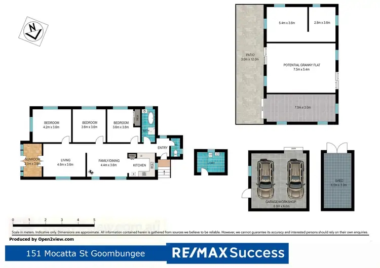 Floorplan of Homely house listing, 151 Mocatta Street, Goombungee QLD 4354