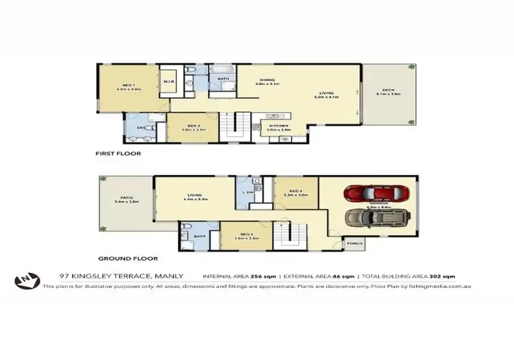 Floorplan of Homely house listing, 97 Kingsley Terrace, Manly QLD 4179