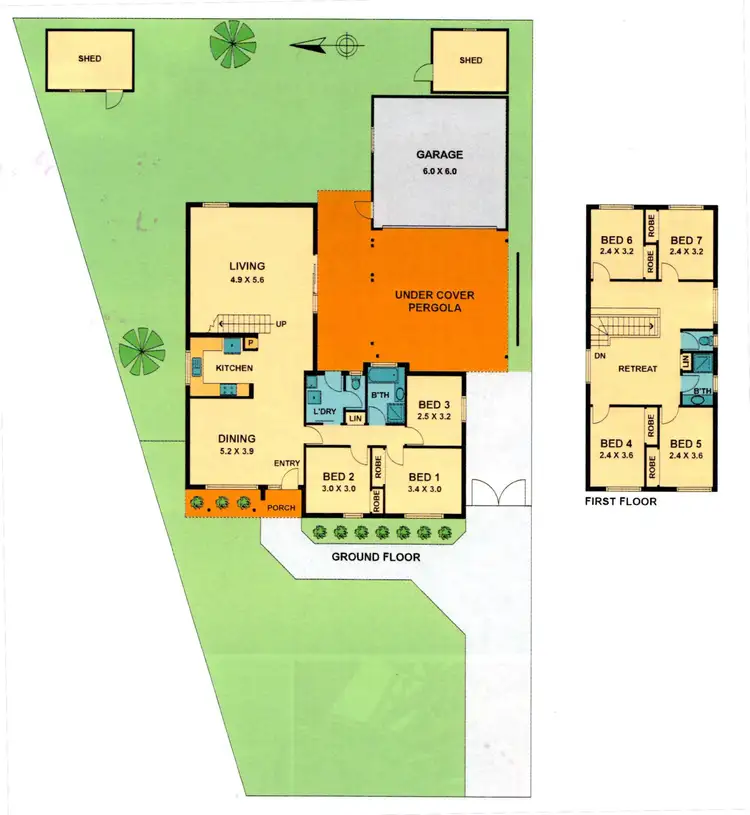 Floorplan of Homely house listing, 7 Ellam Court, Meadow Heights VIC 3048