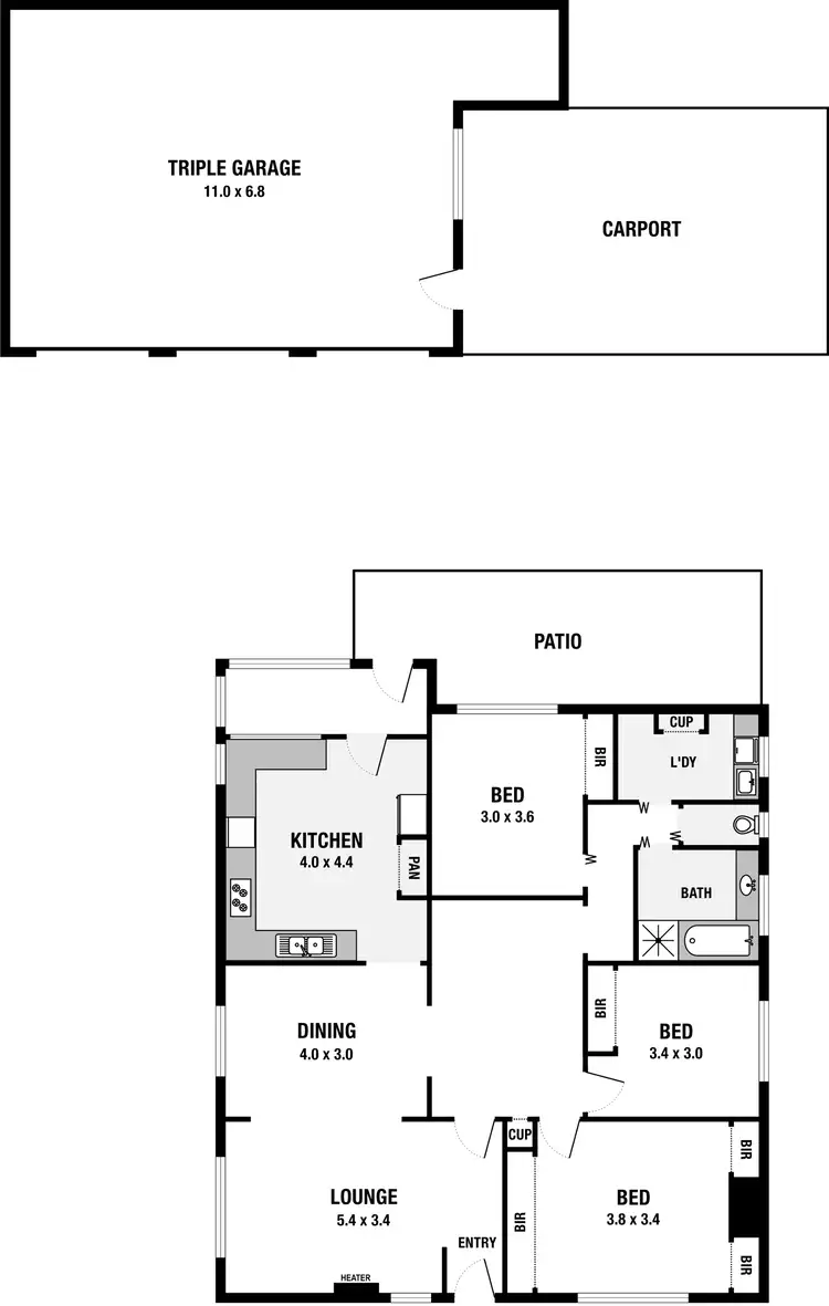 Floorplan of Homely house listing, 39 William Street, Fawkner VIC 3060