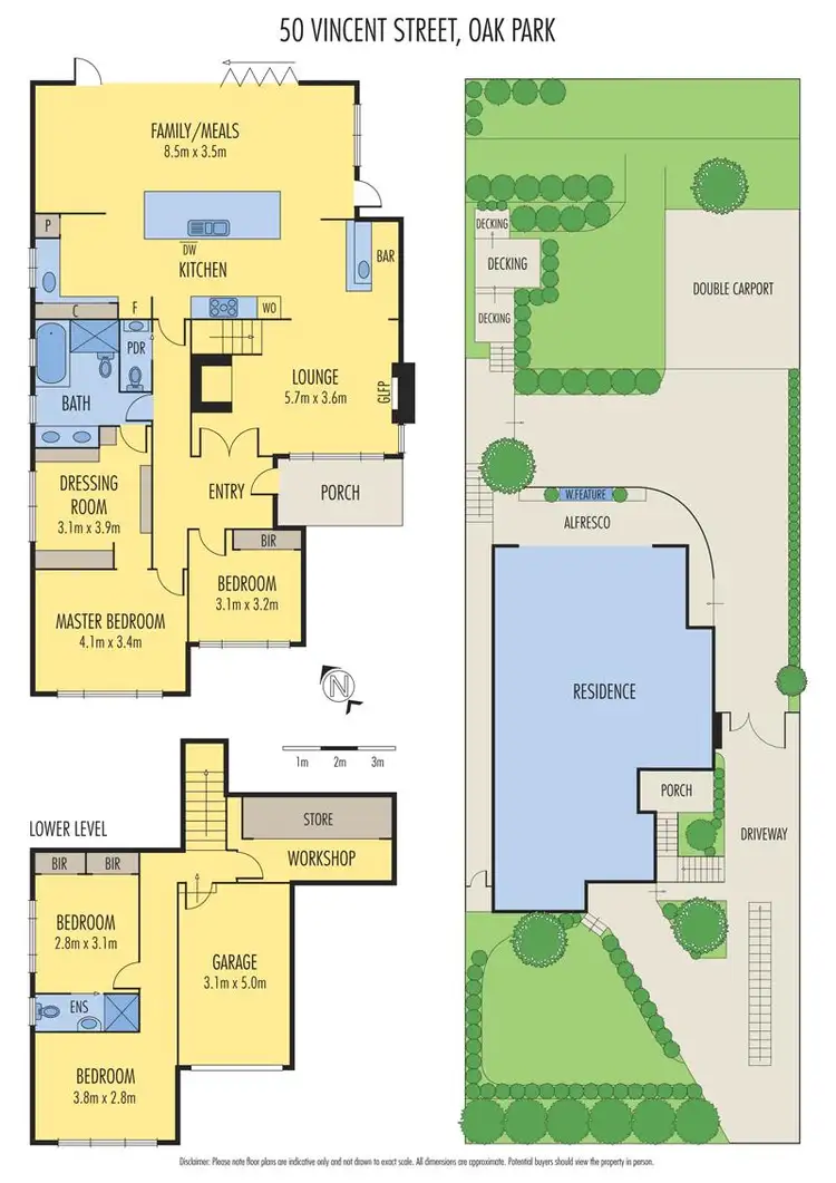 Floorplan of Homely house listing, 50 Vincent Street, Oak Park VIC 3046