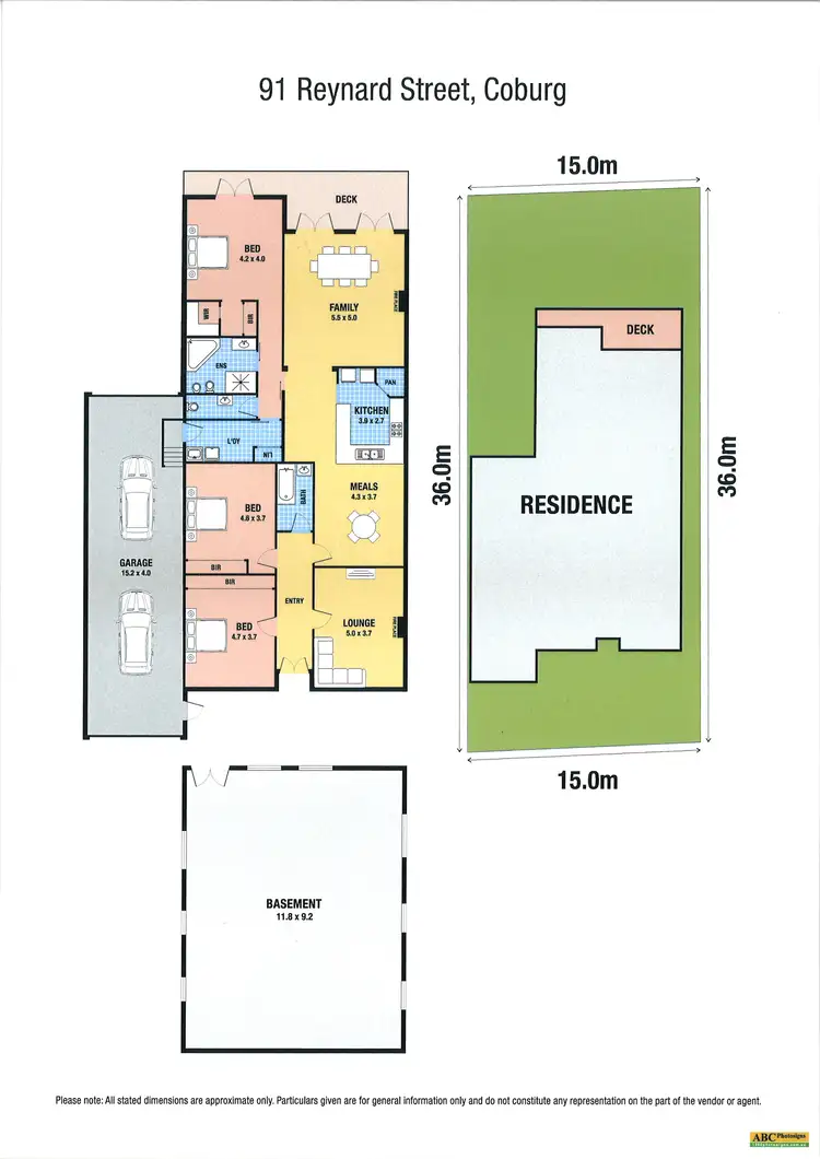 Floorplan of Homely house listing, 91 Reynard Street, Coburg VIC 3058