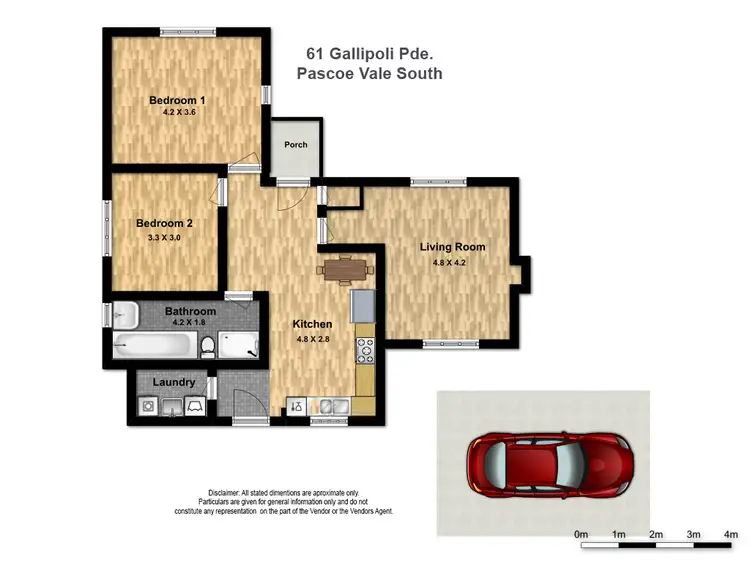 Floorplan of Homely house listing, 61 Gallipoli Parade, Pascoe Vale South VIC 3044