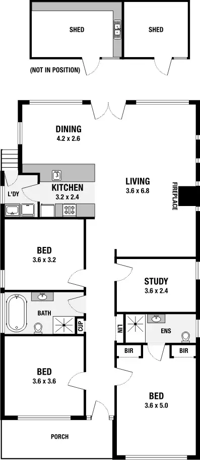 Floorplan of Homely house listing, 20 Chandos Street, Coburg VIC 3058