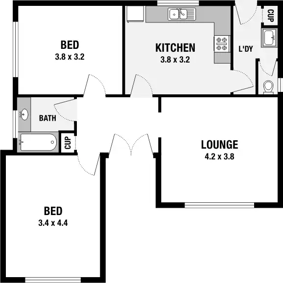Floorplan of Homely house listing, 33 Frederick Street, Fawkner VIC 3060