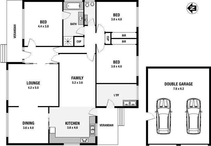 Floorplan of Homely house listing, 33 Victoria Street, Coburg VIC 3058