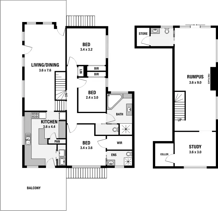 Floorplan of Homely house listing, 47 Clyde Street, Diamond Creek VIC 3089