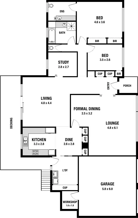 Floorplan of Homely house listing, 19 Malabar Crescent, Eltham VIC 3095